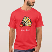 Badminton-Piepmatz T-Shirt (Vorderseite)