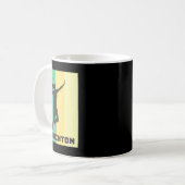 Badminton Player Badminton Lover Kaffeetasse (Vorderseite Links)