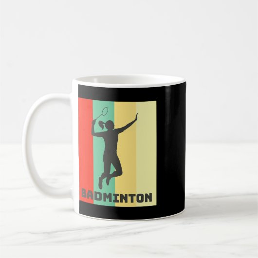 Badminton Player Badminton Lover Kaffeetasse (Links)
