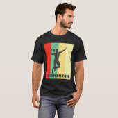 Badminton Player Badminton Lover T-Shirt (Vorne ganz)