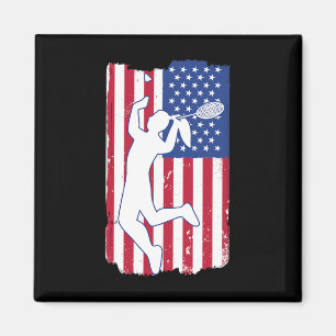 Badminton Player Badminton Usa Team Coach American Magnet