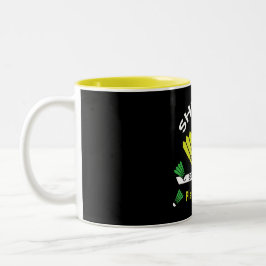 Badminton Player Battledon Sports Zweifarbige Tasse
