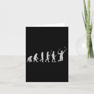 Badminton Player Birdie Shuttle Smash Karte