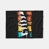 Badminton Player Evolution Shuttle Badminton Racke Fleecedecke (Vorderseite (Horizontal))