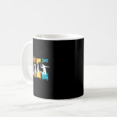 Badminton Player Evolution Shuttle Badminton Racke Kaffeetasse (Vorderseite Links)