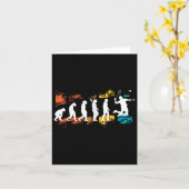 Badminton Player Evolution Shuttle Badminton Racke Karte (Gelbe Blume)