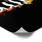 Badminton Player Evolution Shuttle Badminton Racke Poster (Ecke)