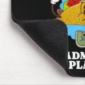 Badminton Player Funny Taco Appreciation Quote  Mousepad (Ecke)