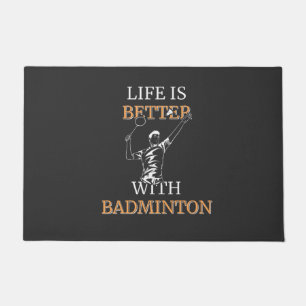 Badminton Player Fußmatte