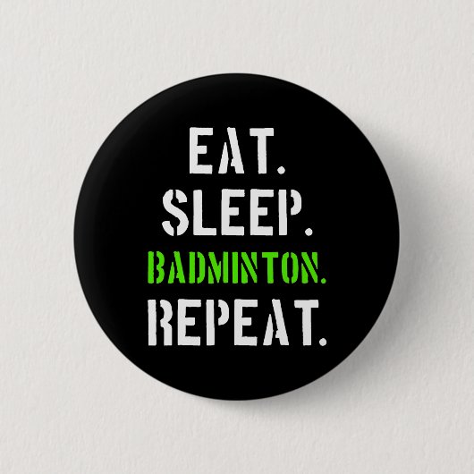 Badminton Player-Geschenk 1 Button (Vorderseite)