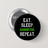 Badminton Player-Geschenk 1 Button (Vorne & Hinten)