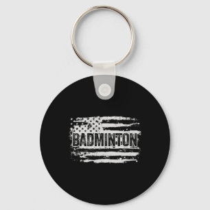 Badminton Player-Geschenk Schlüsselanhänger