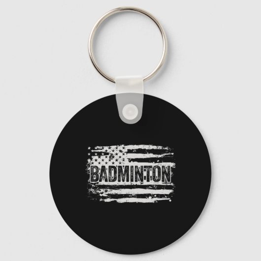 Badminton Player-Geschenk Schlüsselanhänger (Vorderseite)