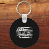 Badminton Player-Geschenk Schlüsselanhänger (Vorderseite)