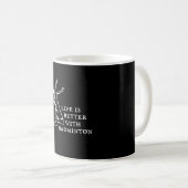 Badminton Player Geschenke Kaffeetasse (VorderseiteRechts)