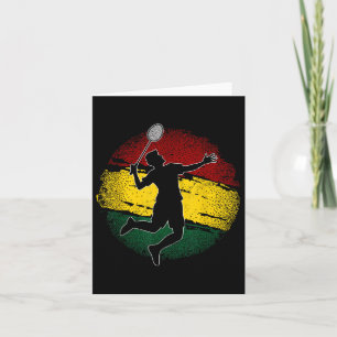 Badminton Player Ghanaian Flag Ghana Karte