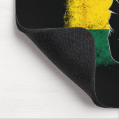 Badminton Player Ghanaian Flag Ghana Mousepad (Ecke)