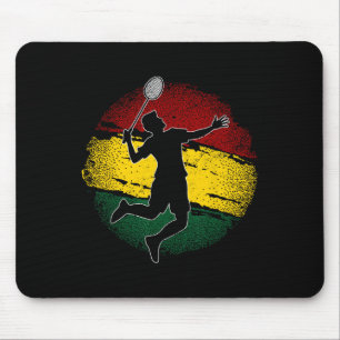 Badminton Player Ghanaische Flagge Ghana 1 Mousepad