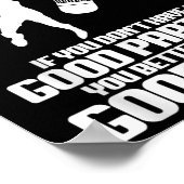 Badminton Player Good Hand Shuttle Player Badminto Poster (Ecke)