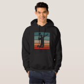 Badminton Player Jump Smash Hoodie (Vorne ganz)