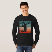 Badminton Player Jump Smash T-Shirt (Vorne ganz)