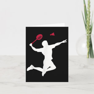 Badminton Player Karte