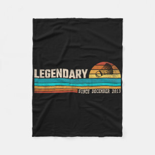 Badminton Player Legend Seit Dezember 2013 Birthd Fleecedecke