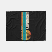 Badminton Player Legend Seit Dezember 2017 Birthd Fleecedecke (Vorderseite (Horizontal))