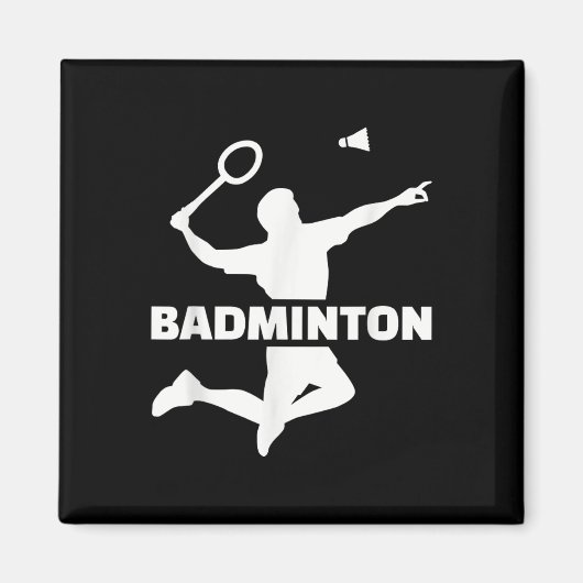 Badminton Player Magnet (Vorne)