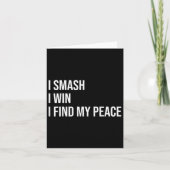 Badminton Player Meme Selbstversorgungsangebot Karte (Vorderseite)