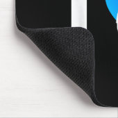 Badminton Player Mens Shuttle Squash Women Mousepad (Ecke)