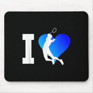 Badminton Player Mens Shuttle Squash Women Mousepad