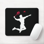 Badminton Player Mousepad (Mit Mouse)