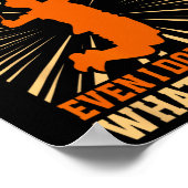 Badminton Player My Badminton-Technik Poster (Ecke)