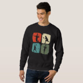Badminton Player Outfit Badminton Player Shuttleco Sweatshirt (Vorne ganz)