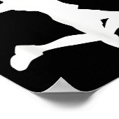 Badminton Player Poster (Ecke)