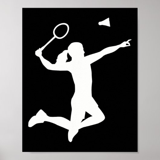 Badminton Player Poster (Vorne)