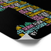 Badminton Player Poster (Ecke)