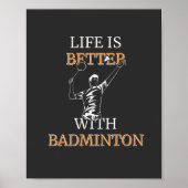 Badminton Player Poster (Vorne)