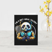 Badminton Player Puttle Netural Talent Badmin Karte (Gelbe Blume)