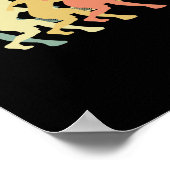 Badminton Player - Retro Badminton Geschenkidee Poster (Ecke)