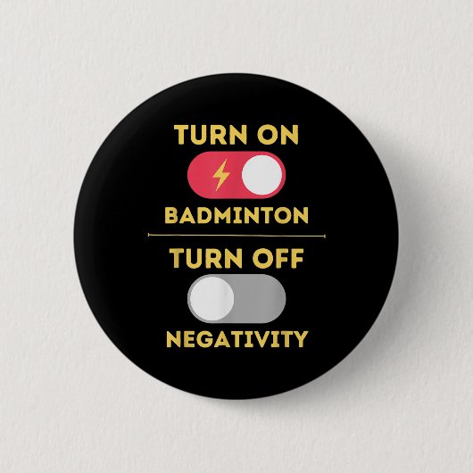 Badminton Player Schalten Sie das Spiel ein und sc Button (Vorderseite)