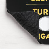 Badminton Player Schalten Sie das Spiel ein und sc Mousepad (Ecke)