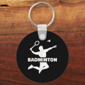 Badminton Player Schlüsselanhänger (Vorderseite)