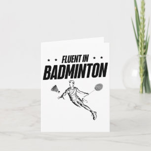 Badminton Player Shuttle 2 Karte