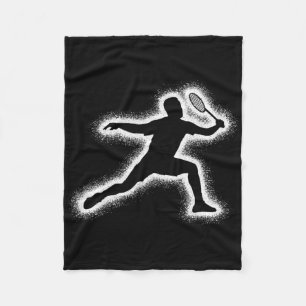 Badminton Player Shuttle Boys Kids Badminton Men Fleecedecke