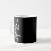Badminton Player Shuttle Boys Youth Men 1 Kaffeetasse (Vorderseite Links)