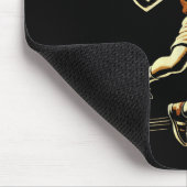 Badminton Player Shuttle Mousepad (Ecke)