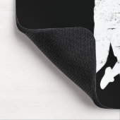 Badminton Player Shuttle Racket Badminton Mousepad (Ecke)