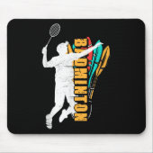 Badminton Player _ Shuttle Racket _ Badminton Mousepad (Vorne)